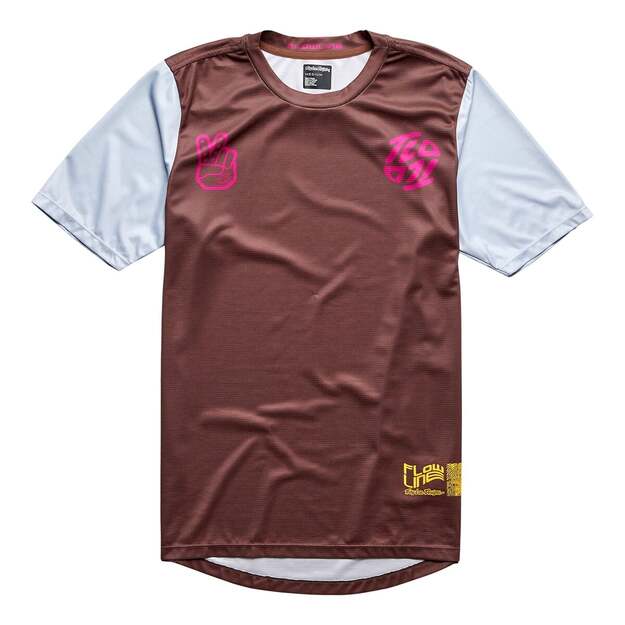 TLD YOUTH SS JERSEY FLOWLINE FLIPPED CHOCOLATE (36447900)