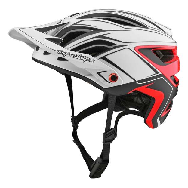 TLD HELMET A3 PIN WHITE / RED (15019701)
