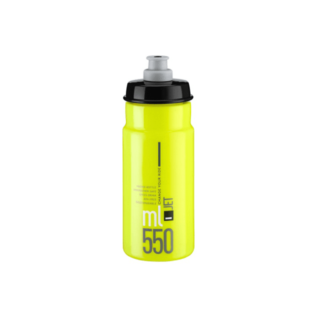 Gertuvė Elite Bottle Jet Yellow Fluo Black logo 550ml