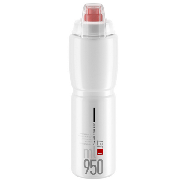 Gertuvė Elite Bottle Jet Plus Clear Red logo 950ml