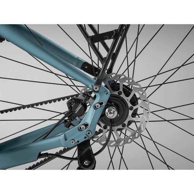 Elektrinis dviratis TENWAYS CGO800S (mėlynos spalvos)