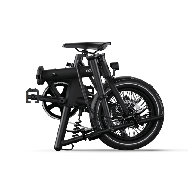 Sulankstomas elektrinis dviratis Eovolt Morning 16" V1 (juodos spalvos)