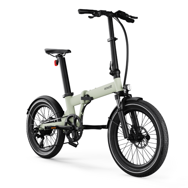 Sulankstomas elektrinis dviratis Eovolt Afternoon  20" V1 (šviesiai žalios spalvos)
