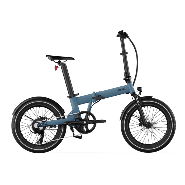 Sulankstomas elektrinis dviratis Eovolt Afternoon 20" V1 (mėlynos spalvos)