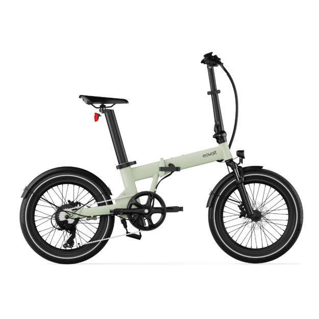 Sulankstomas elektrinis dviratis Eovolt Afternoon  20" V1 (šviesiai žalios spalvos)