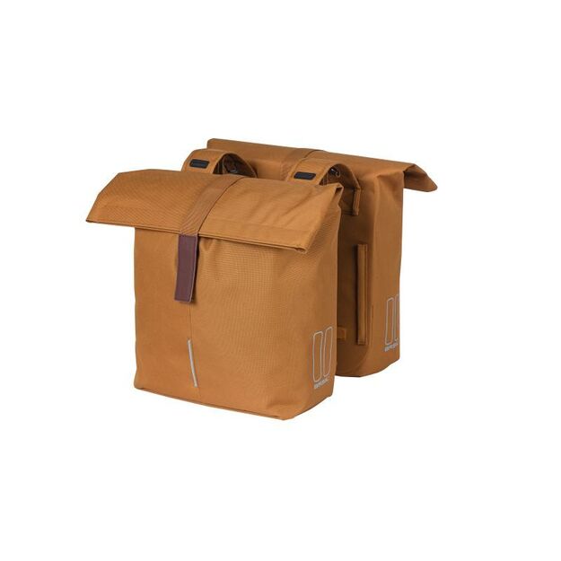 Dviračio krepšiai ant bagažinės BASIL CITY DOUBLE BAG, 32L, kupranugario ruda spalva