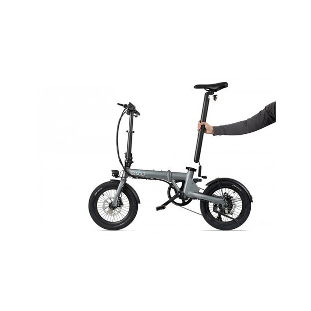 Sulankstomas elektrinis dviratis Eovolt City 4speed (oranžinės spalvos)