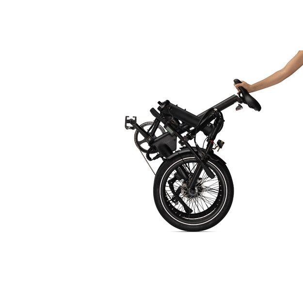 Sulankstomas elektrinis dviratis Eovolt Afternoon  20" (juodos spalvos) (demo modelis)