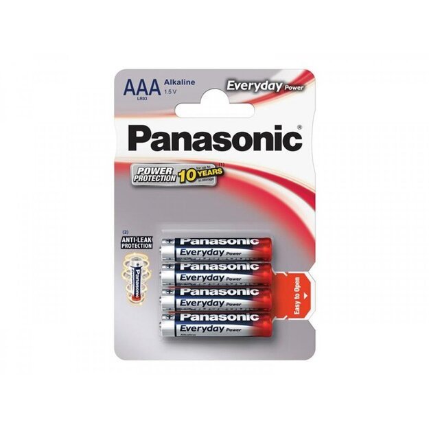 Panasonic baterija AAA LR03/4BP Everyday