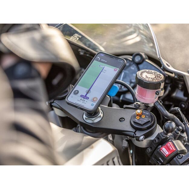 Telefono laikiklis ant motociklo šakės Quad Lock 