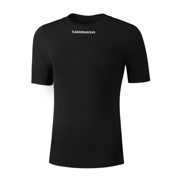 Marškinėliai Shimano Vertex S.S. Base Layer Black (S-M dydis)
