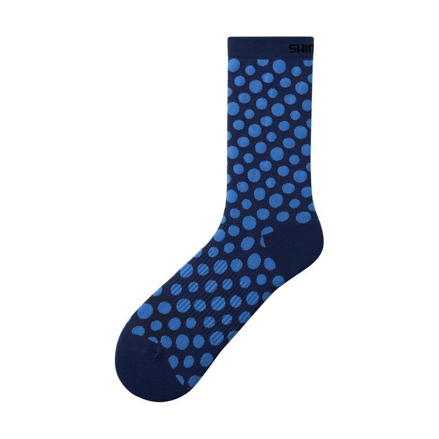 Kojinės Shimano Original Tall Socks Navy/Blue Dot (M-L dydžiai) (41-44)