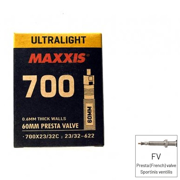 Kamera MAXXIS WELTER WEIGHT 700x23/32 GAL-FV60