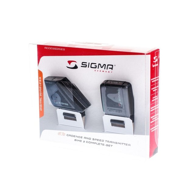Kompiuterio Sigma komplektas antram dviračiui su kadenso (minimo ritmo) davikliu