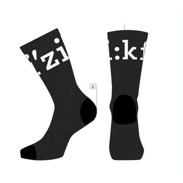 Kojinės FIZIK SOCKS TEAM EDITION BLACK/WHITE (FZKSOCKSTE1020)