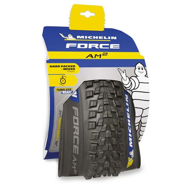 MICHELIN TIRE FORCE AM2 27,5X2.40 COMPETITION LINE KEVLAR TS TLR (640883)