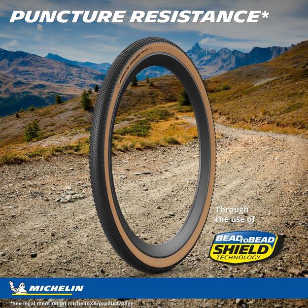 MICHELIN TIRE POWER GRAVEL BLACK CLASSIC V2 700X40C COMPETITION LINE FOLDABLE TS TLR (041636)