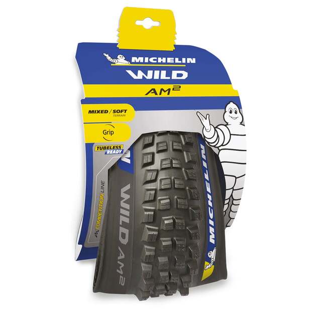 MICHELIN TIRE WILD AM2 27,5X2.60 COMPETITION LINE KEVLAR TS TLR (201331)