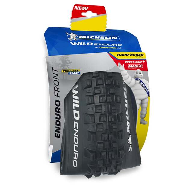 MICHELIN TIRE WILD ENDURO FRONT 27,5X2.40 COMPETITION LINE KEVLAR MAGI-X2 TS TLR (261598)