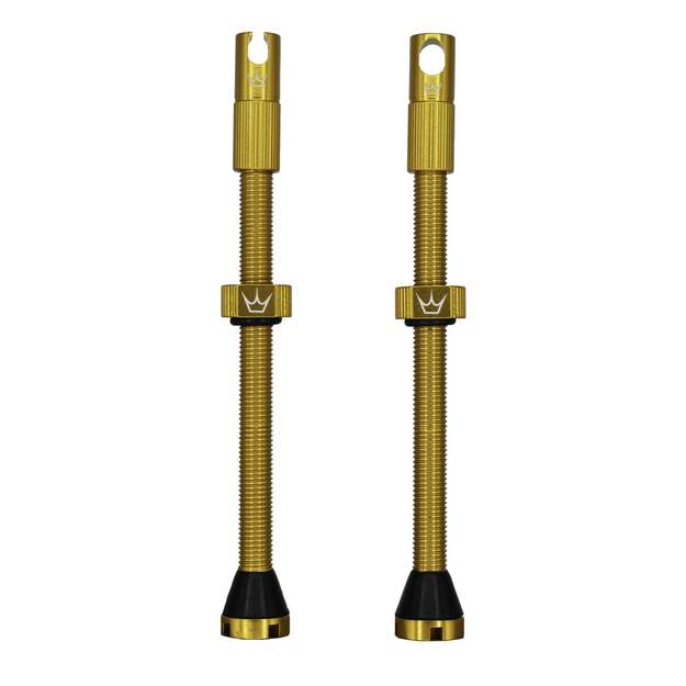Bekameriniai ventiliai PEATY S X CHRIS KING (MK2) GOLD TUBELESS VALVES - 80MM (PTV2-80-GLD-12)