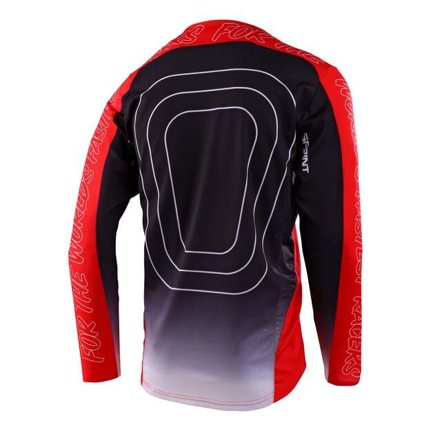 Marškinėliai TLD LS JERSEY SPRINT RICHTER RACE RED (32332902)